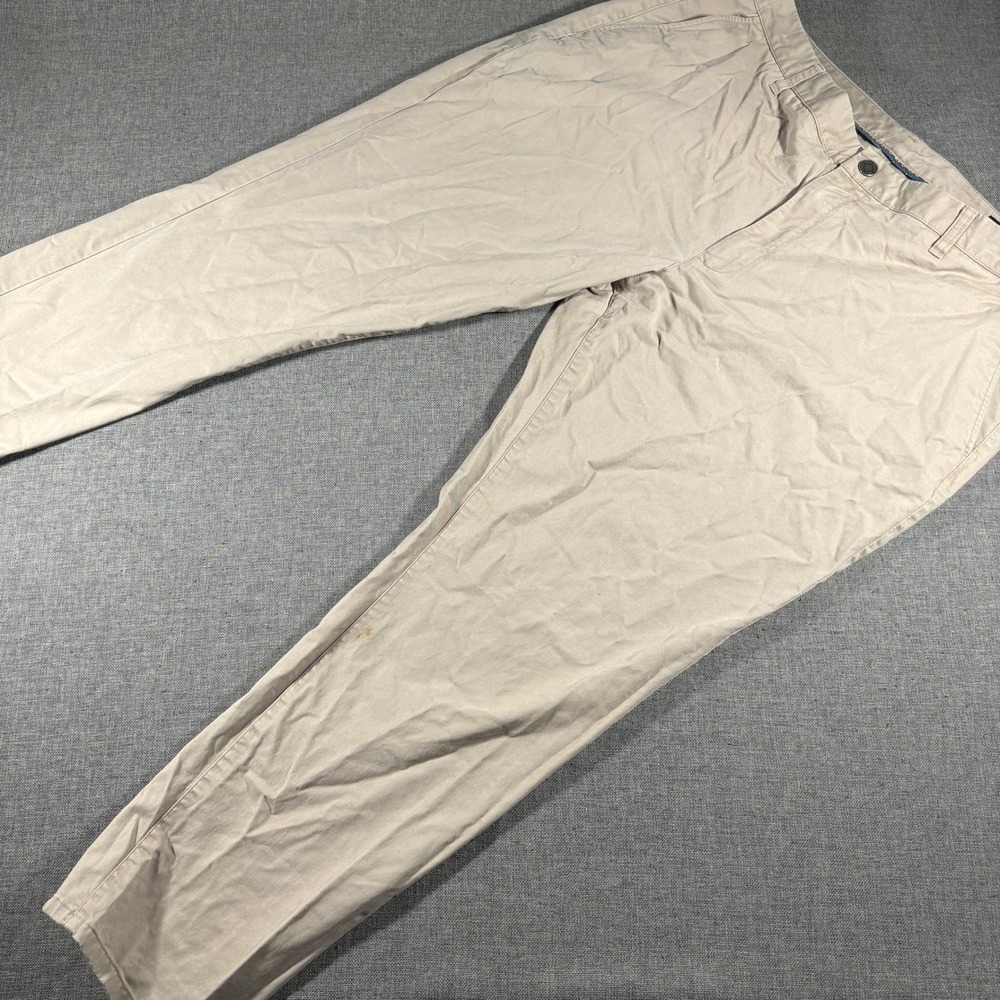 Bonobos Chino Pants Mens 42/30 Tan Athletic Fit Stretch Cotton Twill Khakis